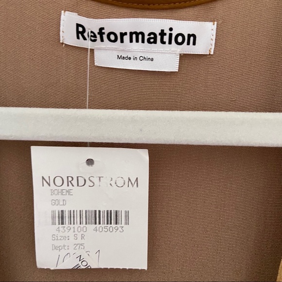 Reformation Boheme Long Sleeve Velvet Wrap Dress - Picture 12 of 16